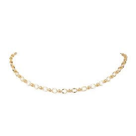 5Мм латунные овальные звенья цепи ожерелья для женщин