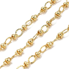 Латунные текстурированные овальные звенья цепи, стойки покрытие, без кадмия и без свинца, долговечный, пайки, с катушкой