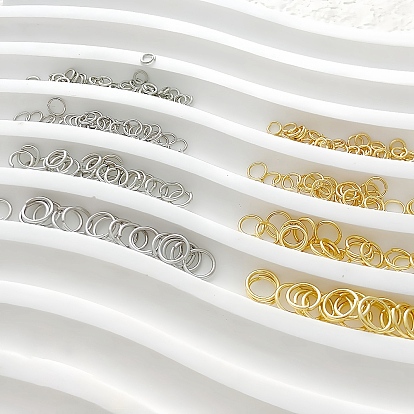 50 шт. Латунные открытые прыжковые кольца, кольцо