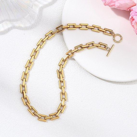 8мм 304 прямоугольные цепочки из нержавеющей стали для мужчин и женщин