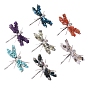 Gemstone Dragonfly Display Decorations, Animal Crafts for Table Decor Home Decor