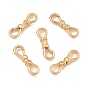 SHEGRACE Brass Lobster Claw Clasps, Lead Free & Cadmium Free & Nickel Free