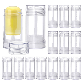 Пластиковые флаконы с поворотным механизмом для дезодоранта, многоразовый нижний сменный круглый стержень, колонка