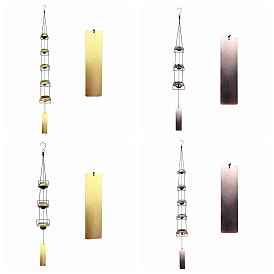 Железный колокол колокольчики, храмовый ветряной колокольчик с 3 и 5 колокольчиками, для домашнего двора для балкона для наружного применения