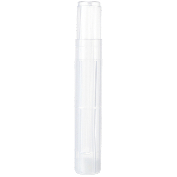 Portable Transparent PP Retractable Pen Holder, Column