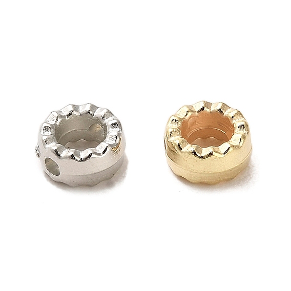 Ccb пластиковые бусины в оправе, плоско-круглые