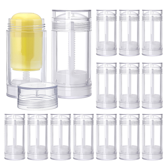 Пластиковые флаконы с поворотным механизмом для дезодоранта, многоразовый нижний сменный круглый стержень, колонка