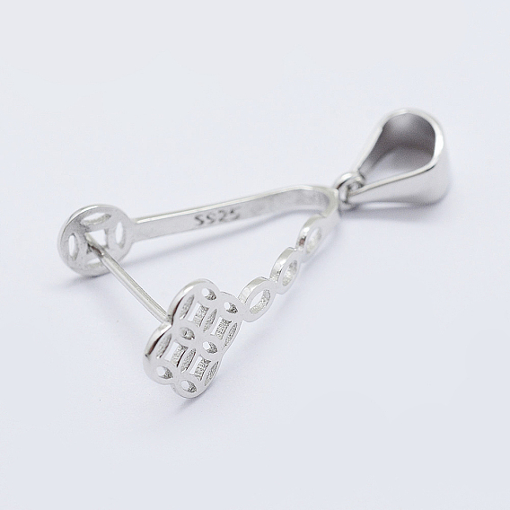 925 серебряный микропроходный кубический цирконий подвесные поручни, ледоруб и щепотку поручительств, медь наличными