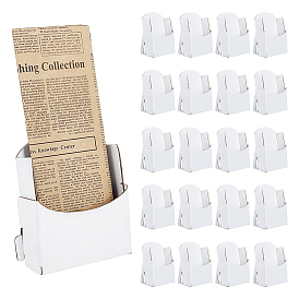 Corrugated Paper Mounted Brochure Stand Rack, Literature Holders for Magazine Paper Pamphlet Menu Display