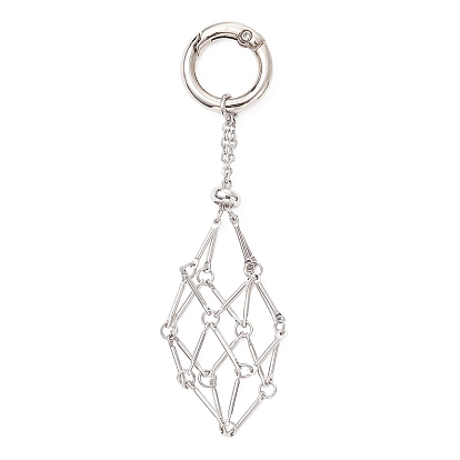 304 подвесной декоративный держатель для камня из нержавеющей стали, Сплав с застежками