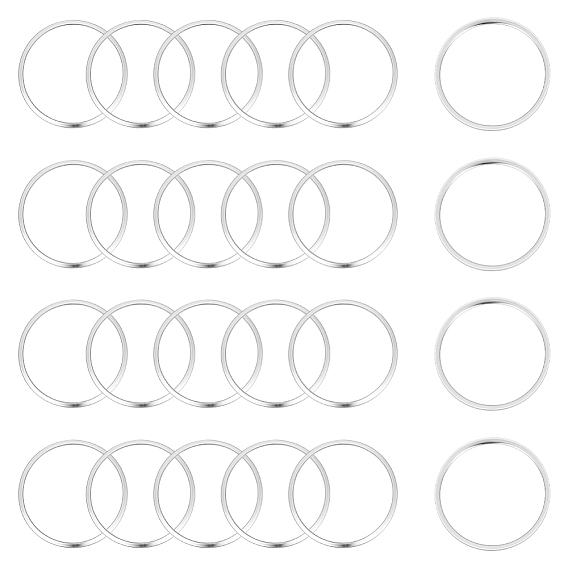 80 шт. 304 соединительные кольца из нержавеющей стали, Кольцевая форма