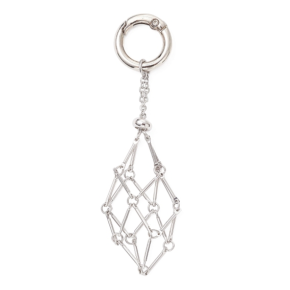 304 подвесной декоративный держатель для камня из нержавеющей стали, Сплав с застежками