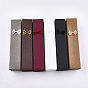 Cardboard Necklace Boxes, with Sponge Inside, Rectangle with Bowknot