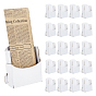 Expositor de folletos montado sobre cartón corrugado, soportes de literatura para exhibición de menú de folleto de papel de revista