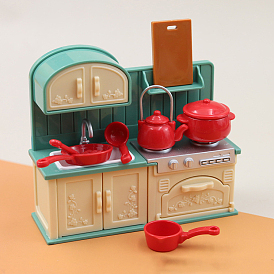 Plastic Miniature Furniture Display Decorations, for Dollhouse Decor