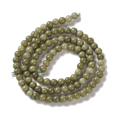 Brins de perles d'agate alashan naturelles, ronde