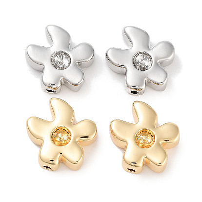 Латунные бусины, без кадмия, без никеля и без свинца, цветок