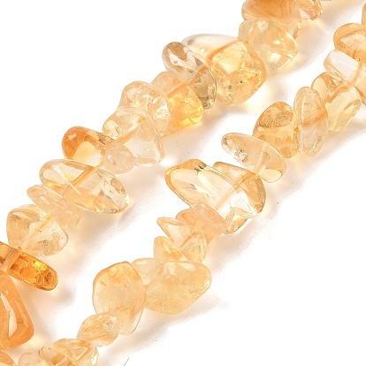 Природный желтый кварц нитей бисера, чипсы