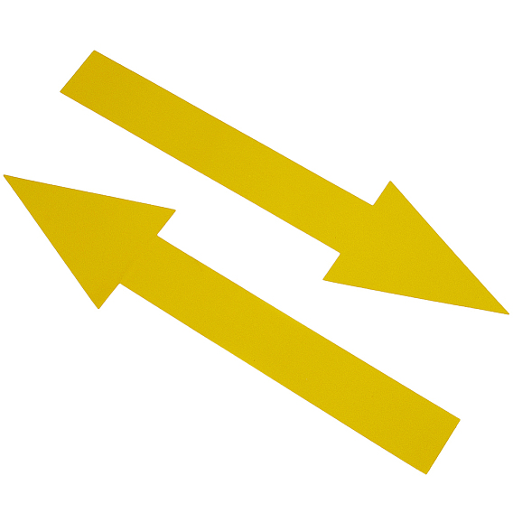 20 наборы самоклеящихся наклеек-стрелок из ПВХ, водонепроницаемые наклейки со стрелками направления для пола, стены и гладкие поверхности