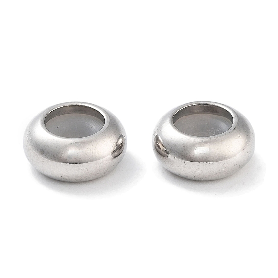 304 из нержавеющей стали бусы, рондель