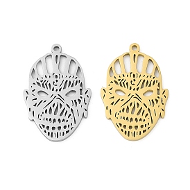 304 подвески из нержавеющей стали, маска прелести, лазерная резка