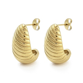 Ионное покрытие (ip) 304 серьги-гвоздики из нержавеющей стали для женщин, слеза