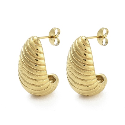 Ионное покрытие (ip) 304 серьги-гвоздики из нержавеющей стали для женщин, слеза