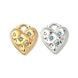 304 из нержавеющей стали горный хрусталь подвески, сердце прелести