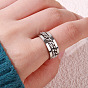 Fashion Stainless Steel Chain Ring - Simple and Personalized Ring for Women.