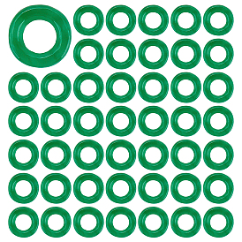 50Шармы из натурального нефрита, окрашенные, кольцо