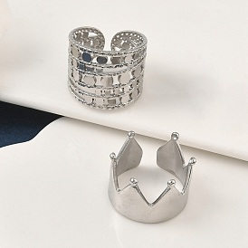 304 открытые манжеты из нержавеющей стали для женщин