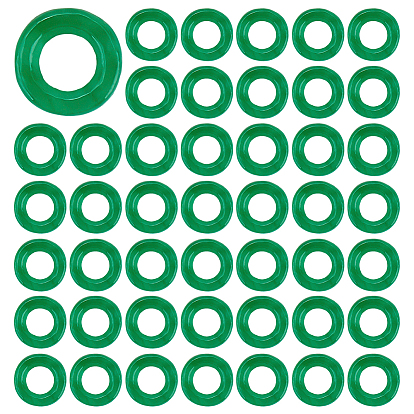 50Шармы из натурального нефрита, окрашенные, кольцо