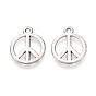 Сплавочные подвески тибетского стиля, знак мира прелести