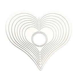 Сердце 201 подвески/звенья из нержавеющей стали, гравированные металлические украшения