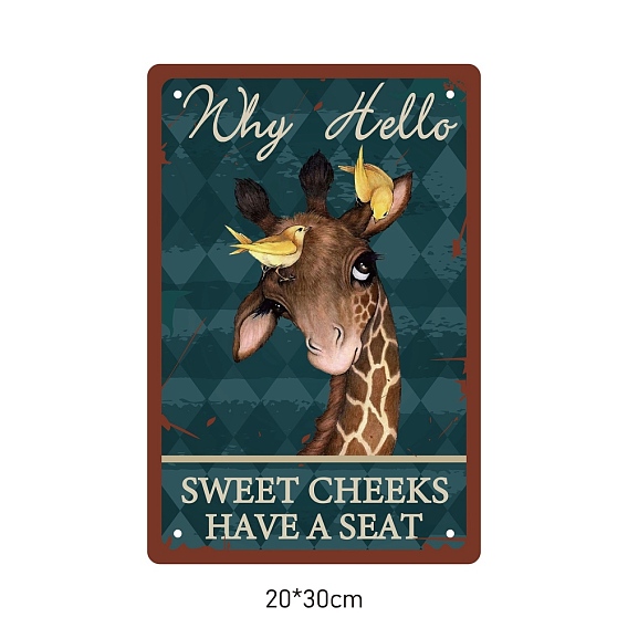 Вывеска из белой жести, вертикальный, для украшения стен дома, прямоугольные