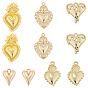 20шт. 5 стили подвески из сплава, сердце