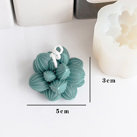 Plant Shape DIY Candle Silicone Molds, Resin Casting Molds, For Scented Candle Making