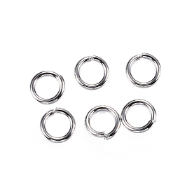 304 Stainless Steel Jump Rings, Open Jump Rings