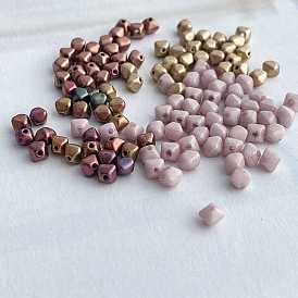 10 pcs perles de verre tchèques, octogone