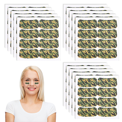 40Sheets Paper Stickers, Rectangle, for Football Decoration