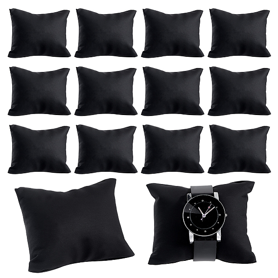 Мини-подушка из искусственной кожи, для браслета часов, прямоугольные