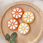 Orange Lemon Handmade Wool Felt Craft, DIY Ornament Accessories for Car Decor Hair Clip Fridge Magnet Phone Case Brooch
