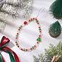 Стеклянные бусины на рождественскую тематику телефон ремешок цепи