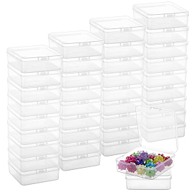 Пластиковые контейнеры для шариков с откидной крышкой, квадратный