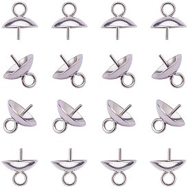 304 кулоны булавки жемчужные колышки стаканчики нержавеющие, за половину пробурено бисера