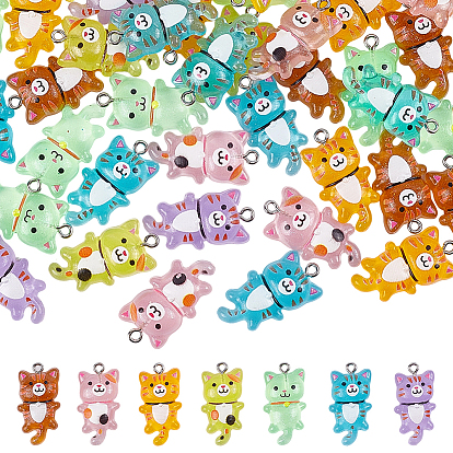 Ювелирные изделия, включая светящиеся прозрачные подвески из смолы