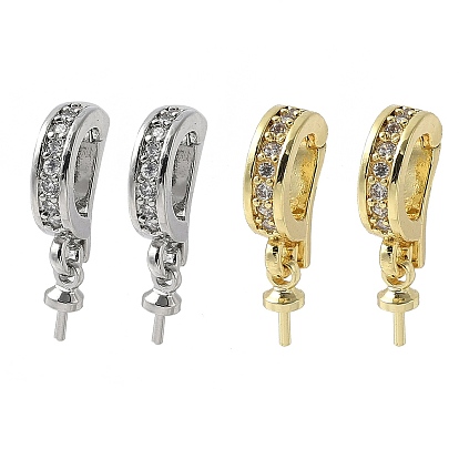 Латунные микропроволочные кубические циркониевые подвески, без свинца и без кадмия, долговечный, стойки покрытие