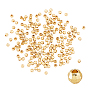 Brass Spacer Beads, Nickel Free, Faceted Round