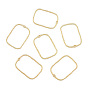 Alloy Open Back Bezel Pendants, For DIY UV Resin, Epoxy Resin, Pressed Flower Jewelry, Cadmium Free & Lead Free, Rectangle