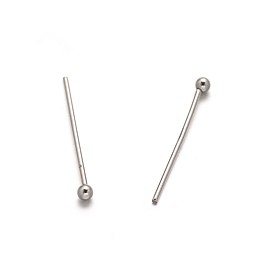 304 Stainless Steel Ball Head pins, 19mm, Pin: 0.8mm